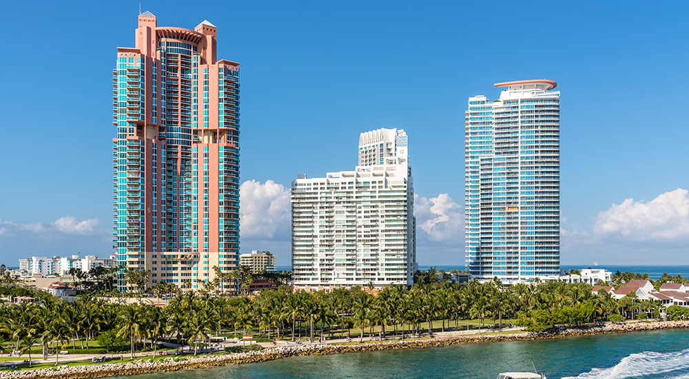Towers in Miami's South Beach