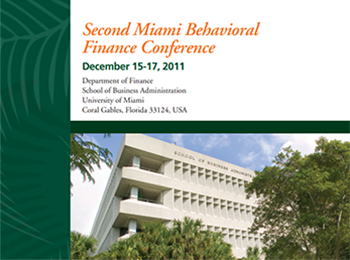 2nd Finance conference flyer