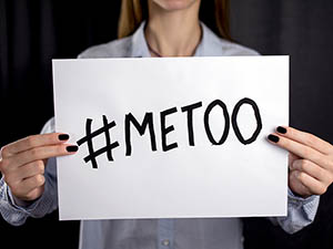 Me-too movement sign